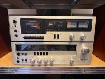TELEFUNKEN receiver SR300 Hifi + tape deck TC400