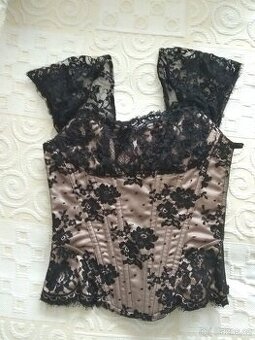 Luxusní společenský korzet Cadolle Paris vel. S