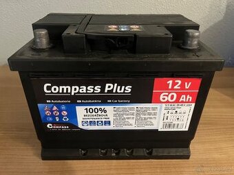 Autobaterie Compass Plus 12V/60Ah/480A/Pravá