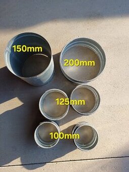 Spojky pro spiro trubky rekuperace, klimatizace