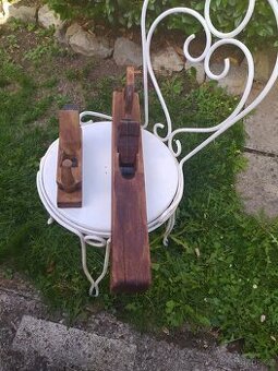 2ks starých dřevěných hoblíků