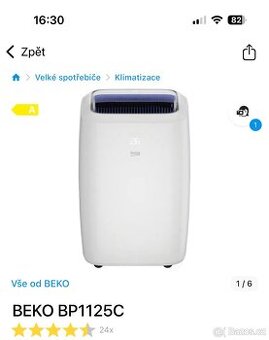 Mobilní klimatizace Beko