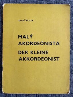 Noty akordeon - harmonika: Malý akordeonista - J. Vašica