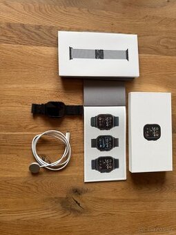 Apple Watch Ultra 2 49mm Milanese Loop černě titanové L