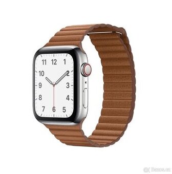 Apple kožený řeminek originální hnědý - leather loop