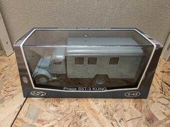 Praga S5T Skříň - Šedá 1:43 SSM