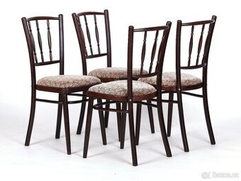 Bukové jídelní židle TON ve 100 % stavu.