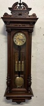 Velké 150 cm čtvrťové hodiny okolo roku 1880 - originál.