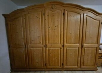 Rustikální ložnicová sestava smrk masiv,6425