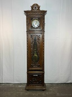 Starožitné podlahové stojací hodiny (135062)