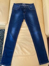 Modré jeans zn. Miss Natalie - vel. 30 - 1
