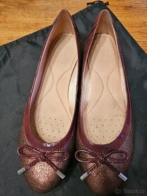 Dámské boty Geox, vel. 40 - baleríny, bordó