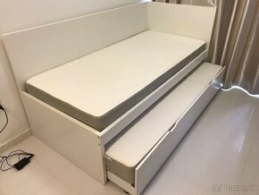 Ikea rozkládací pohovka, dvě postele
