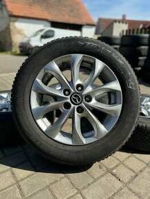 ORIGINÁL Alu disky Mazda R16, 5x114.3, vč. pneu