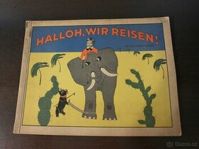 Vzácný starý dětský paperback Hallo, wir Raisen - 1