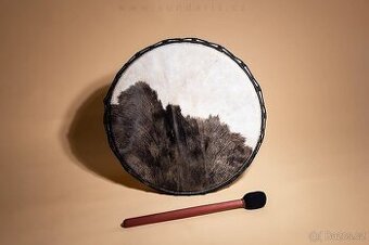 Šamanský Buben Chlupatou Blánou 40 cm