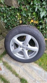 Prodám zimní pneu s disky Rial, 205/60 R16 5x112