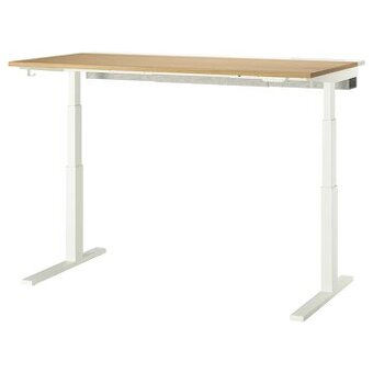 IKEA Mittzon 160x80cm bílá/dub, polohovatelný