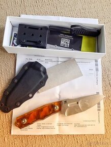 CIVIC Polished Yellow Ultem Handle Stonewashed D2 - 1