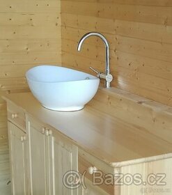 Oválné umyvadlo+ páková baterie - 1