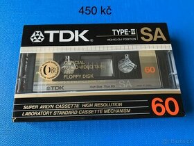 kazeta Tdk SA60 nová