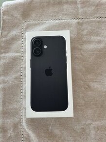 Prodám IPhone 16 black 256 gb nový originálně zabalený