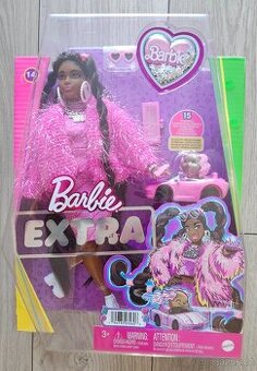 Barbie Extra Stylová brunetka s pejskem