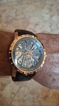 Roger Dubuis Excalibre 46 mm růžové zlato