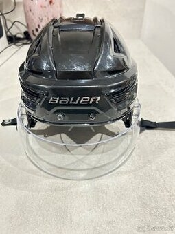 ✅ PROFI PRILBA BAUER - RE- AKT 155 - veľkosť M - BLACK ✅