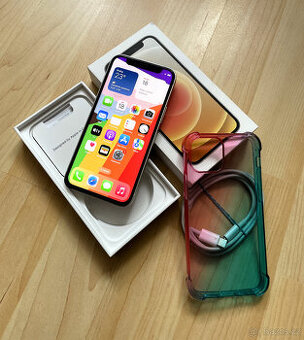 Apple Iphone 12 mini 128GB bilý / krásný stav /