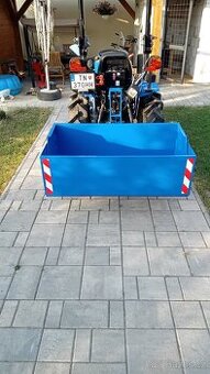 Transportní box manuálne sklápateľný za malotraktor