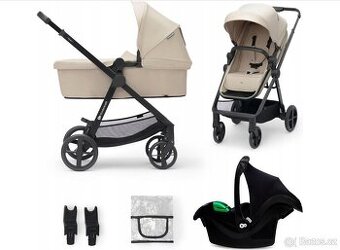 KINDERKRAFT kočárek kombinovaný 3 v 1 Newly + autosedačka