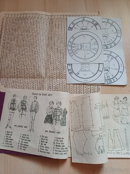 Prodám staré návody na šití, motýlka atd.