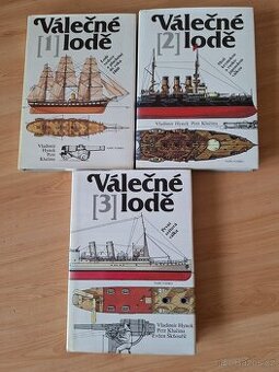 knihy Válečné lodě 1, 2, 3 (armáda, válka) - Hynek, Klučina