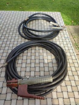 Svářecí kabely+svářecí kleště + -