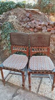 Starožitný nábytek 2x židle.