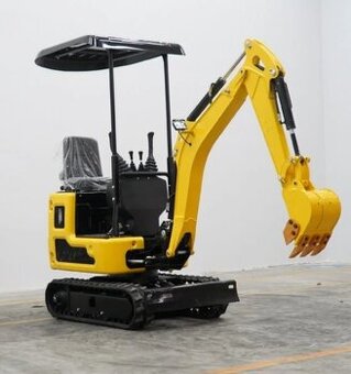 bagřík, minibagr, motor Kubota, pásový bagr