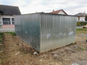 Plchva montovana garaz / stavbni bunka 3××2 m, pozink