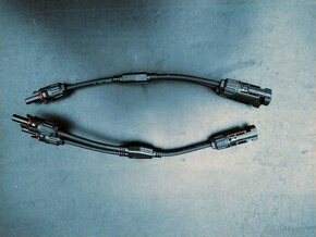 MC4 kabely pro paralelní připojení solárních panelů