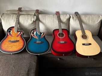 Nově akustické kytary - poslední kusy