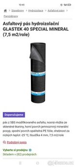 Asfaltový pás hydroizolační