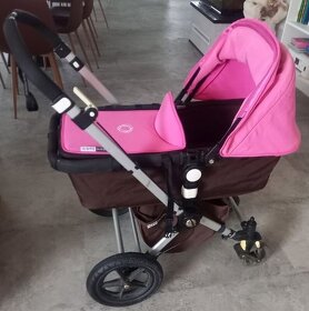 Bugaboo chameleon 3dielny set : Striška a 2 potahy ruzova