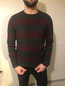 Pánský lehký svetr s pruhy vel. S