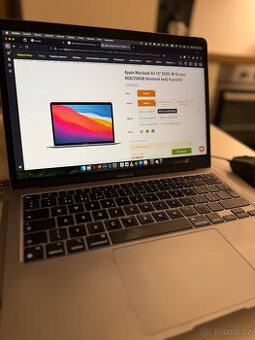 Apple Macbook Air 13" 2020, M1 8-core 8GB/256GB / MGN63CZ/A