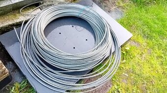 Prodám ocelové pozinkované lano hromosvod