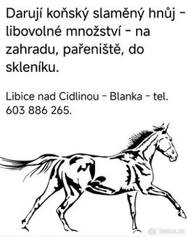 Daruji koňský hnůj