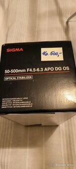 Teleobjektiv Sigma 50-500mm