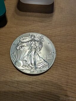 12x Stříbrné mince American Eagle 1 Oz 2018