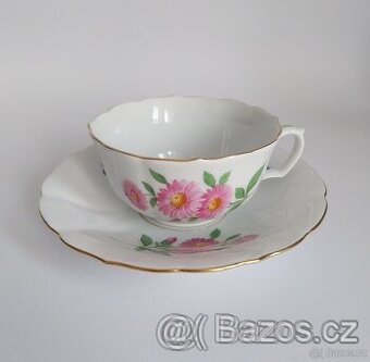 Starožitný porcelánový šálek Míšeň - Meissen