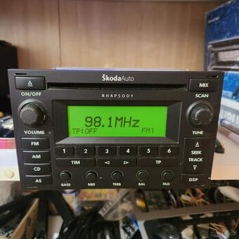 ŠKODA RHAPSODY CD AUTORADIO OCTAVIA SUPERB
